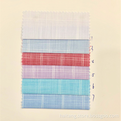 Check Cotton fabric close Microfiber Fabric Sedate Shirt